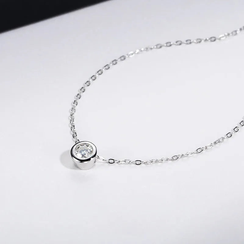 Vv- Modern Era Collection: Technological Supernova Moissanite Necklace, Reflecting America's Global Innovation Leadership - vannveld