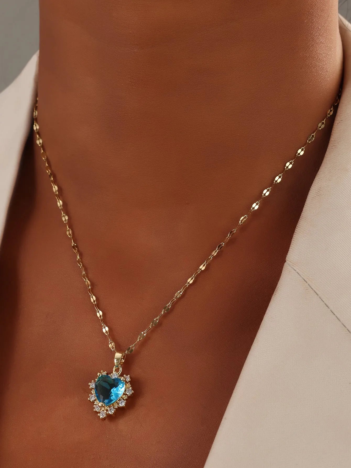 Vv- Space Age Collection: Earth's First Blue Portrait From Space Inspires Tourmaline Love Pendant - vannveld