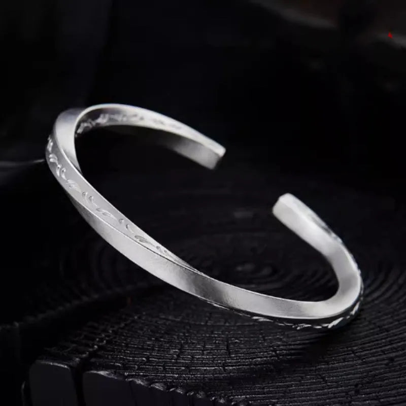Vv- Space Age Collection: Mercury-Atlas Explorer 999 Sterling Silver Viking Spirit Celestial Warrior Bracelet - vannveld