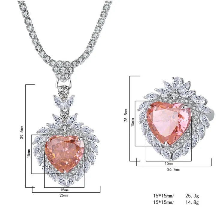 Vv- The American Diamond Collection -Lab Diamond: Space Age Innovation Meets Sterling Silver Heritage Set - vannveld