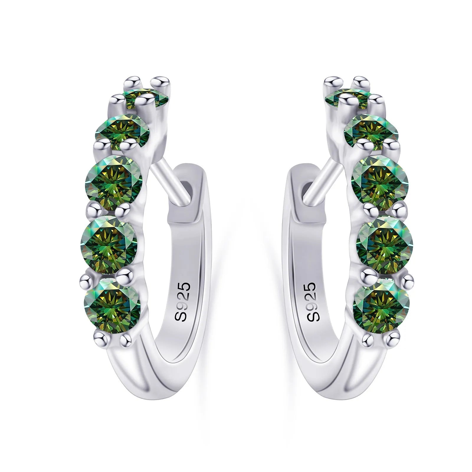 Vv- The Stellar Legacy Collection - Moissanite: 1893 Arizona Discovery Stud Earrings, Celestial Brilliance Surpassing Diamonds - vannveld