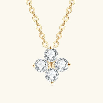 Vv- The Stellar Legacy Collection - Moissanite: 1893 Cosmic Discovery Necklace, Radiating Celestial Fire Beyond Diamonds - vannveld