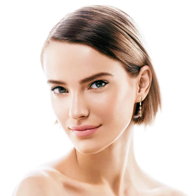 Vv- The Stellar Legacy Collection - Moissanite: Celestial Discovery Meets Space-Age Brilliance Tassel Earrings - vannveld