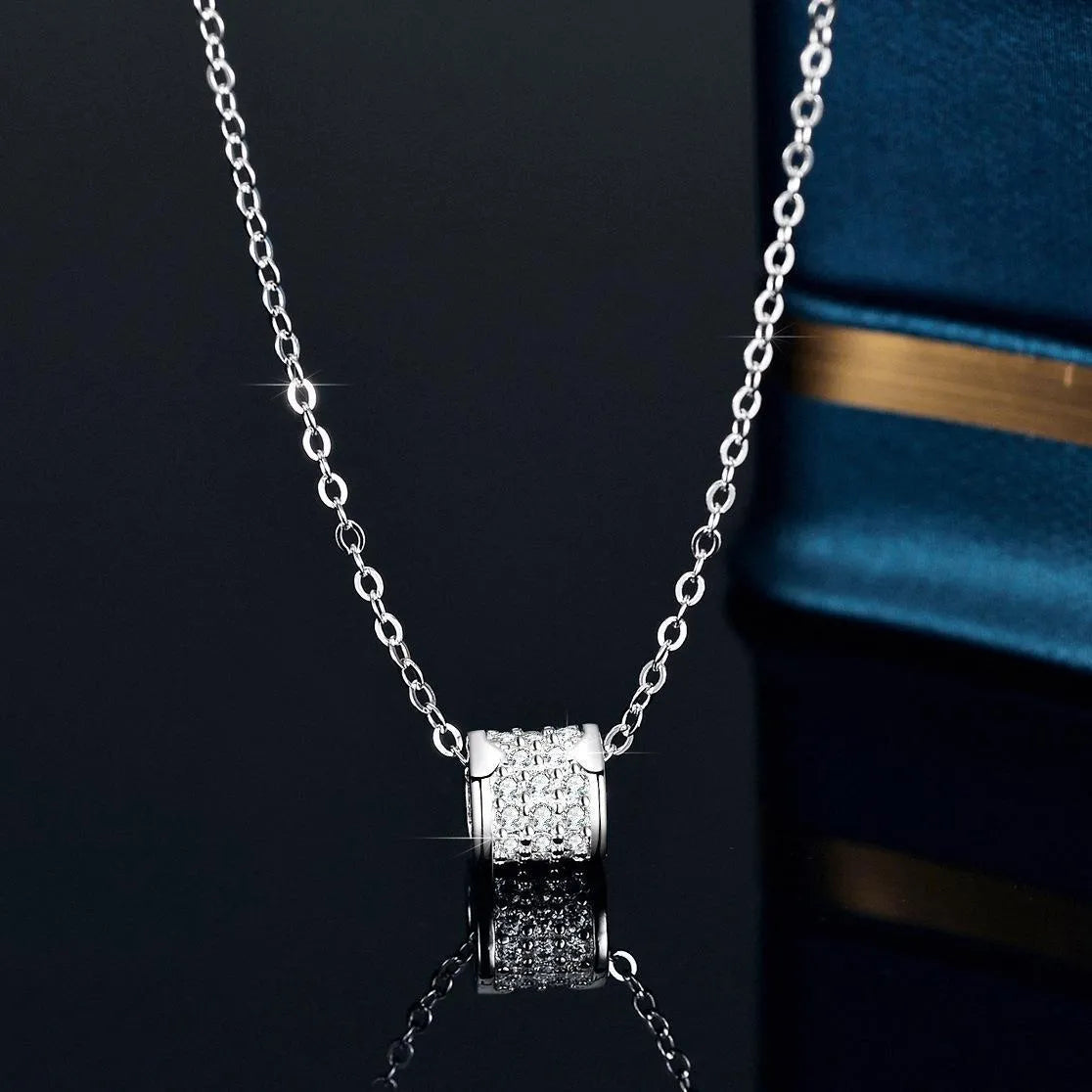 Vv- The Stellar Legacy Collection - Moissanite: Space-Age Brilliance Meets 1893 Meteorite Discovery Necklace - vannveld